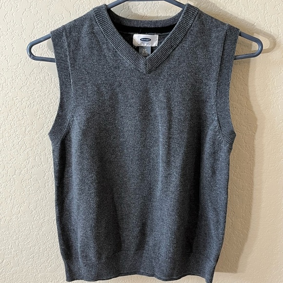 Old Navy V-Neck Sweater Collection Blue and Gray 3 Pack Boy - Picture 5 of 8
